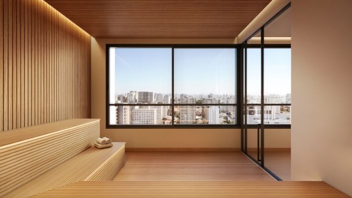Sauna do The Collection Vila Clementino