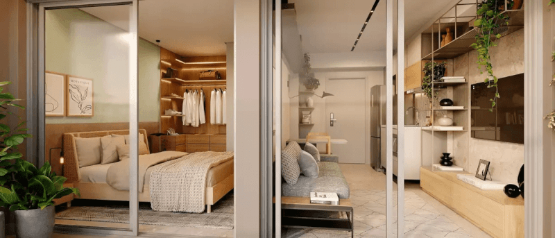 Dormitorio do Helbor Patteo Vila Mariana