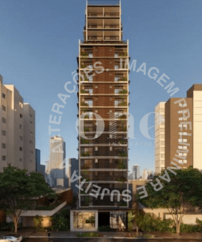 Fachada do Nex One Sarutaiá Jardins (em breve)