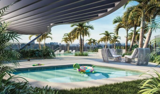 Piscina infantil do Air Brooklin