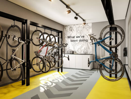Bicicletario do Haus Mitre Residences 370 (NR)