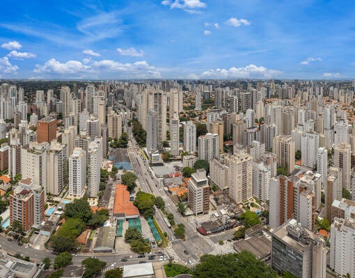 Vista aérea do Movi Campo Belo