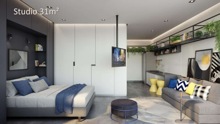 Living do Ecos Vila Madalena